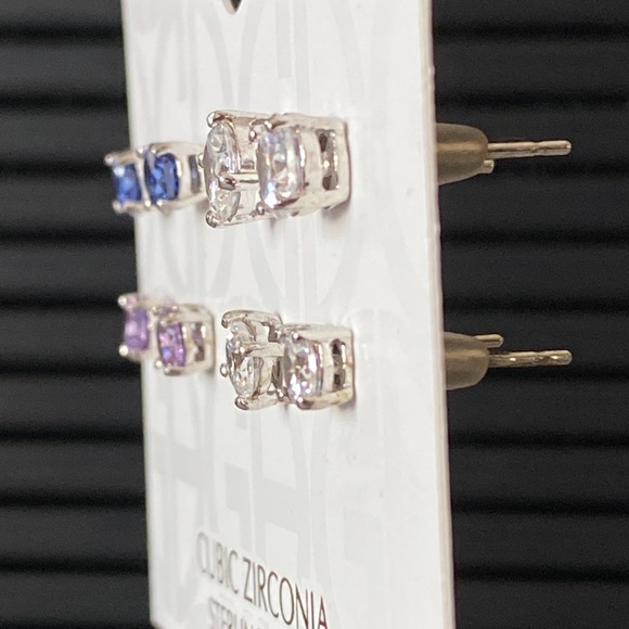 Giani Bernini 4mm/5mm Stud Earrings - Picture 5 of 7